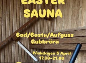EASTER SAUNA - INSTÄLLT!